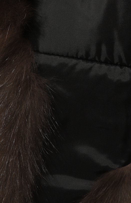 фото Шапка-ушанка майкл с отделкой из меха соболя furland