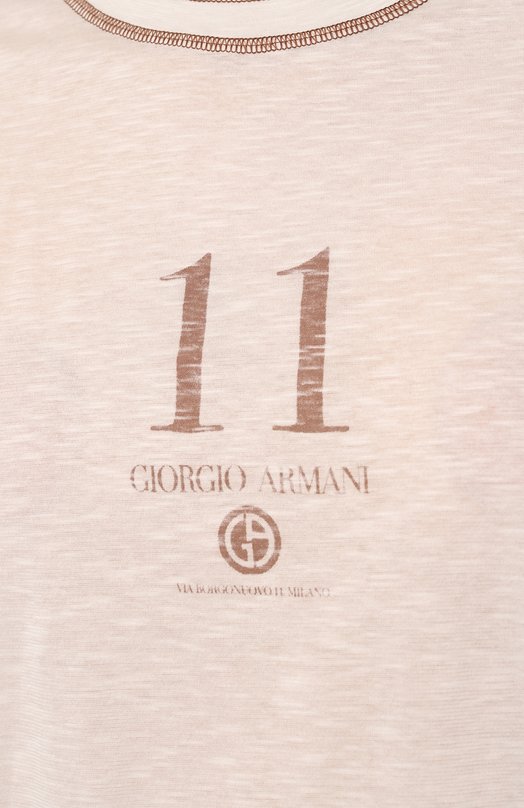 фото Хлопковая футболка giorgio armani