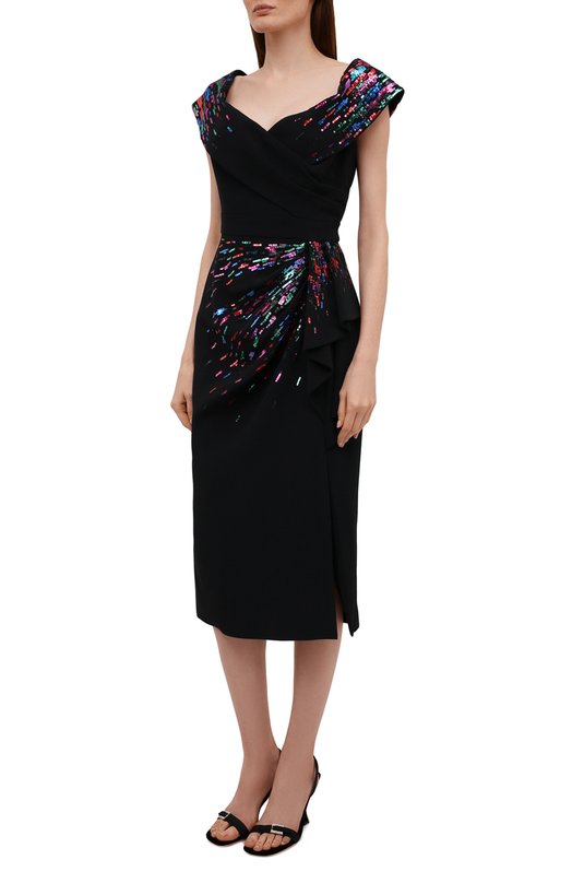 фото Платье из вискозы с пайетками zuhair murad