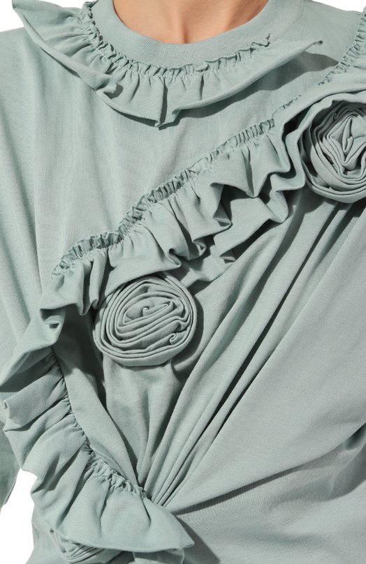 фото Хлопковая футболка dries van noten