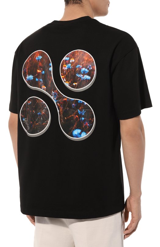 фото Хлопковая футболка hugo