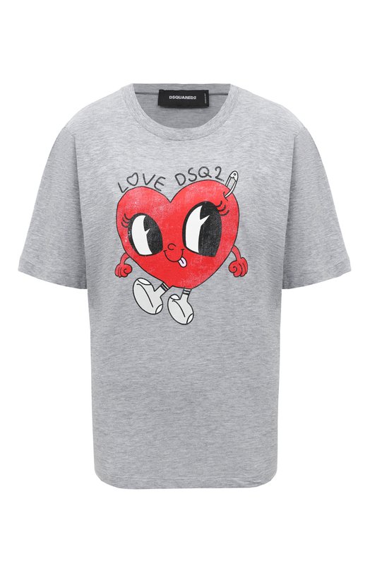 фото Футболка из хлопка и вискозы dsquared2