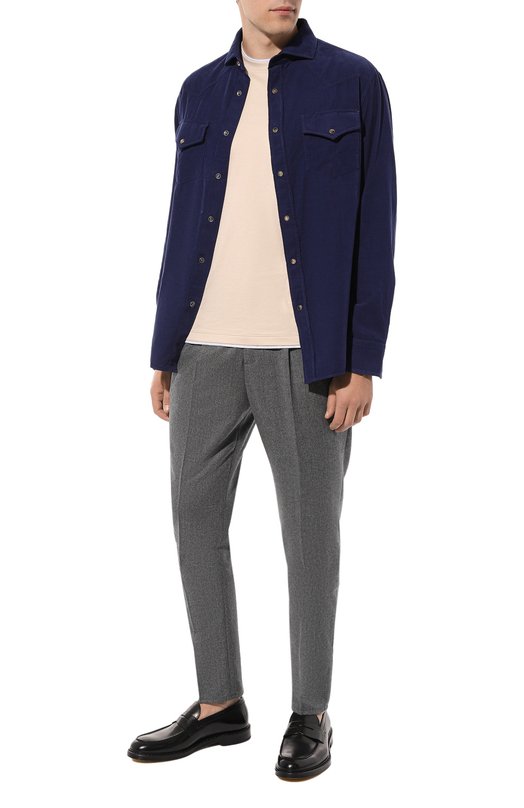 фото Хлопковая футболка brunello cucinelli