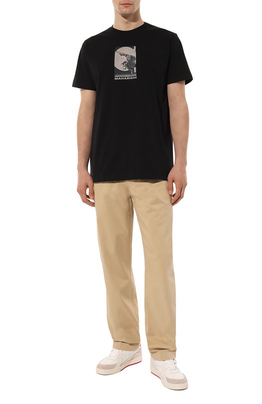 фото Хлопковая футболка maharishi