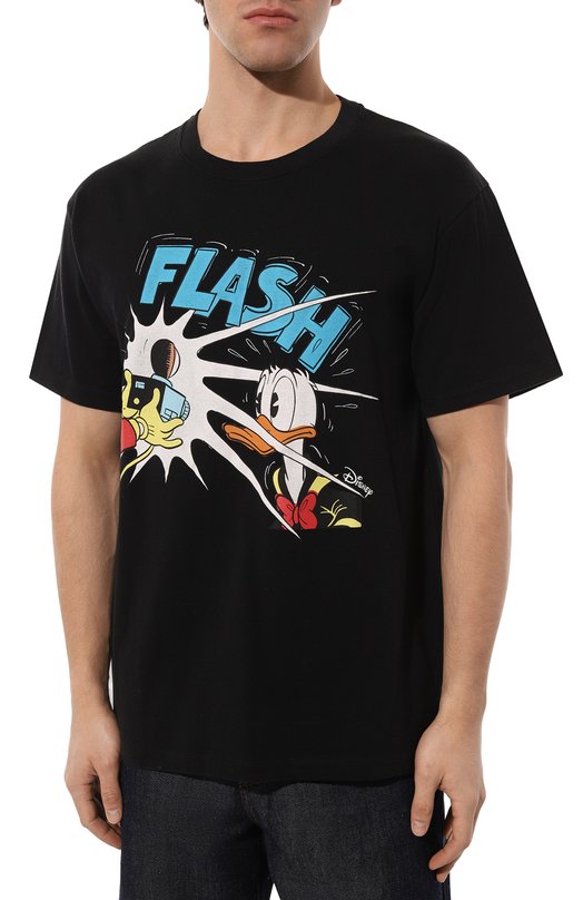 фото Хлопковая футболка disney x gucci gucci