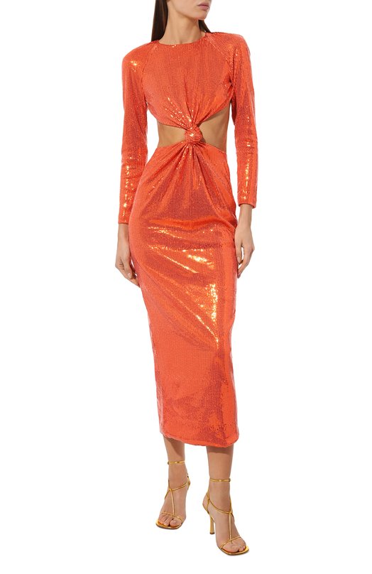 фото Платье с отделкой пайетками sasha kim