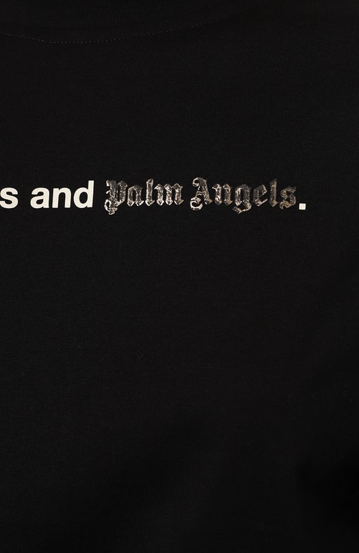 фото Хлопковая футболка palm angels