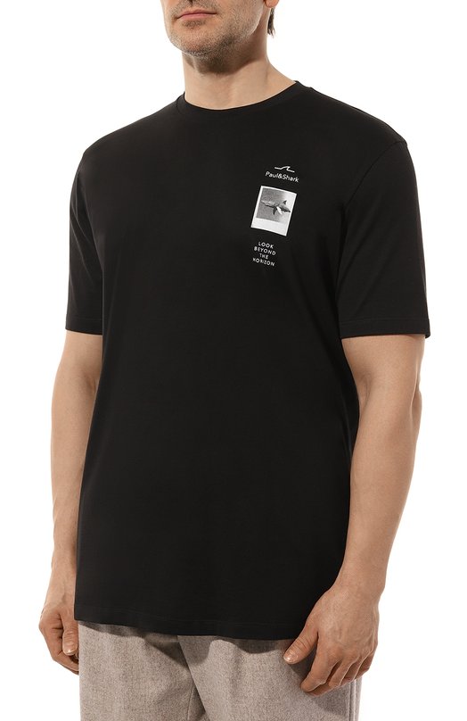 фото Хлопковая футболка paul&shark