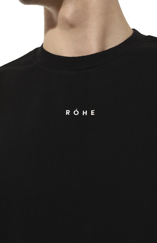 фото Хлопковая футболка rohe