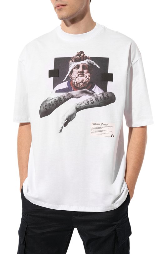 фото Хлопковая футболка diego venturino