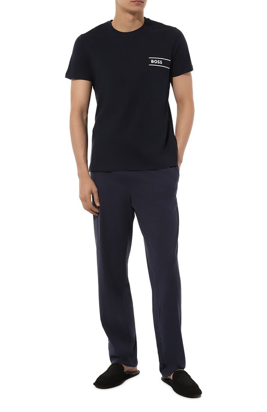 фото Хлопковая футболка boss