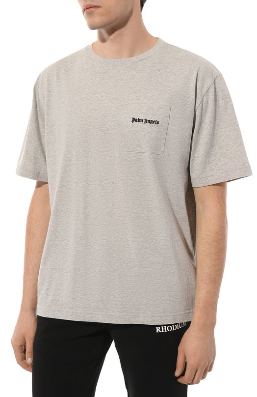фото Хлопковая футболка palm angels