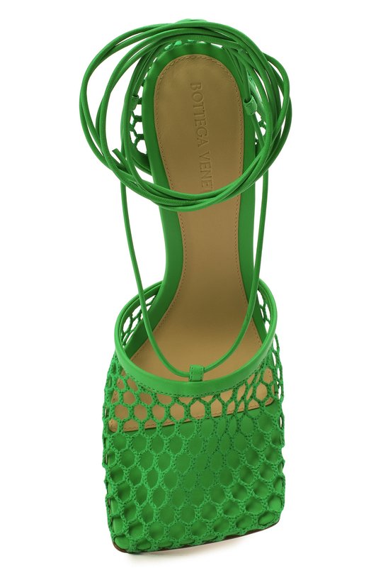 фото Текстильные босоножки stretch bottega veneta