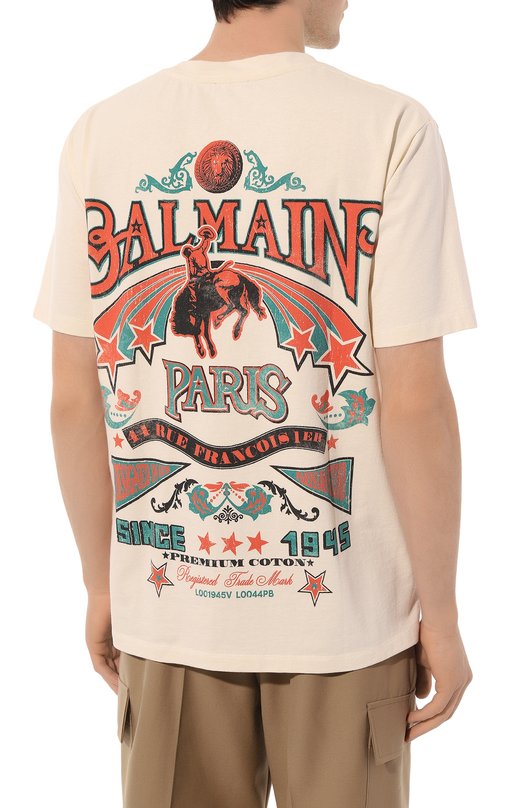 фото Хлопковая футболка balmain