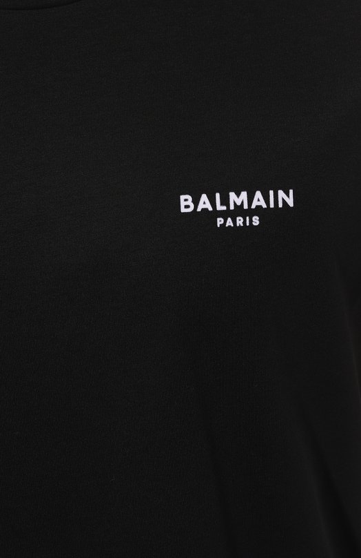 фото Хлопковая футболка balmain