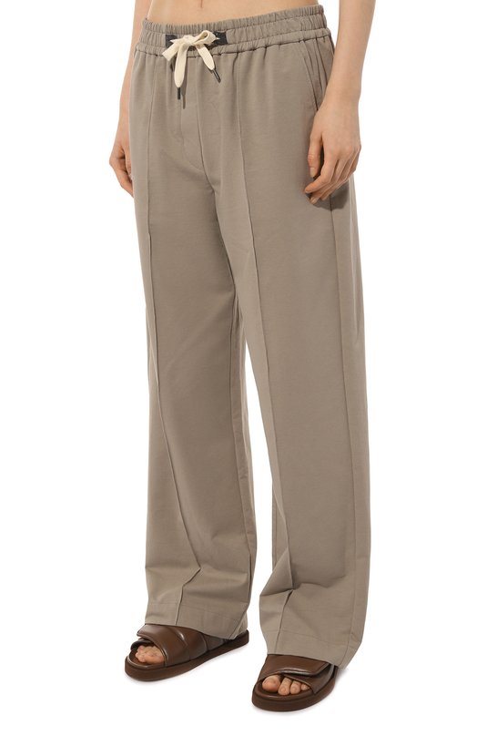 фото Хлопковые брюки brunello cucinelli