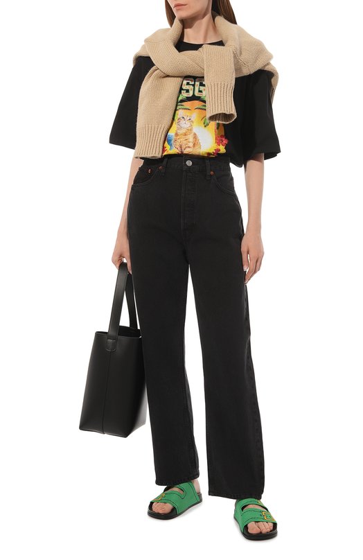 фото Текстильные шлепанцы marni
