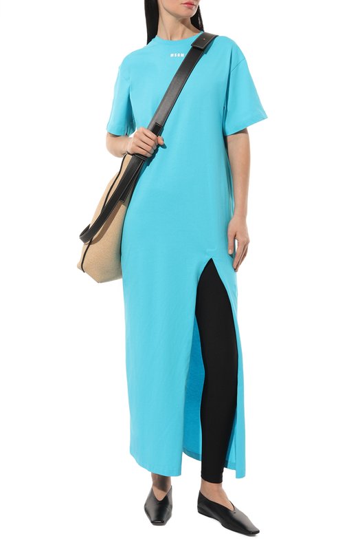 фото Хлопковое платье msgm