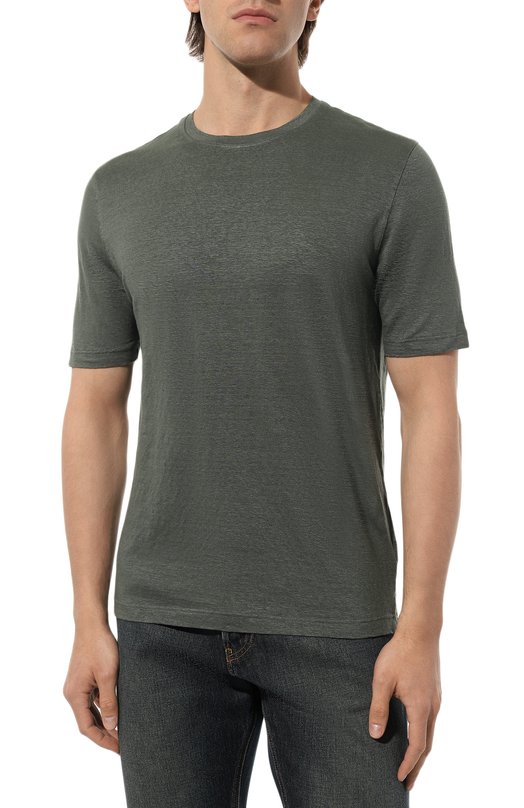 фото Льняная футболка andrea campagna