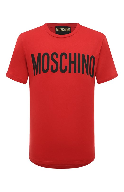 фото Хлопковая футболка moschino