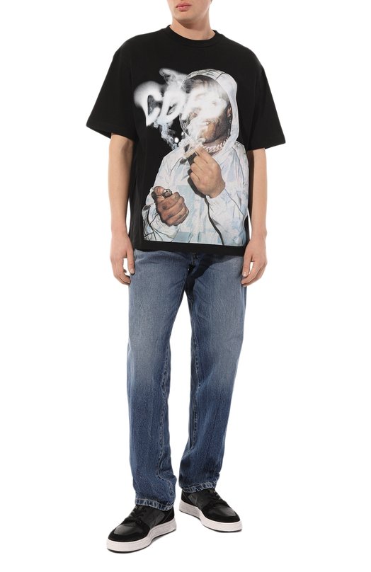 фото Хлопковая футболка comme des fuckdown