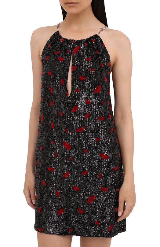 фото Платье с пайетками saint laurent