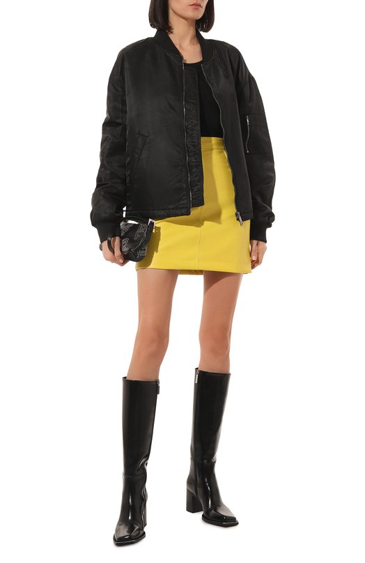 фото Юбка из экокожи msgm