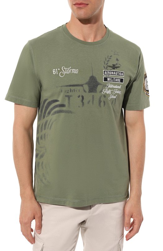 фото Хлопковая футболка aeronautica militare