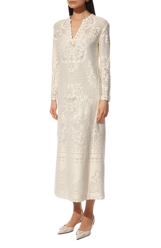 фото Хлопковое платье valentino