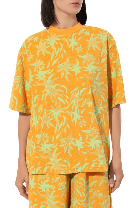 фото Хлопковая футболка marni x no vacancy inn marni