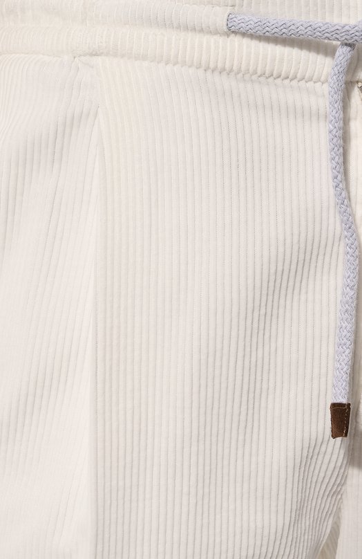 фото Хлопковые брюки brunello cucinelli