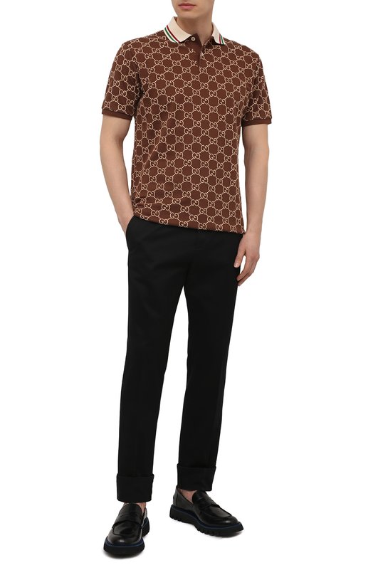 фото Хлопковые брюки versace