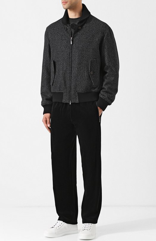 фото Хлопковые брюки свободного кроя giorgio armani