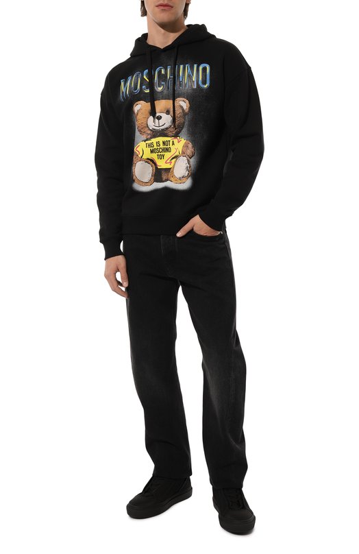 фото Хлопковое худи moschino