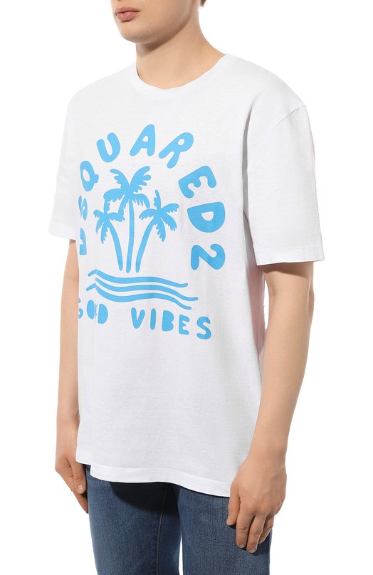 фото Хлопковая футболка dsquared2