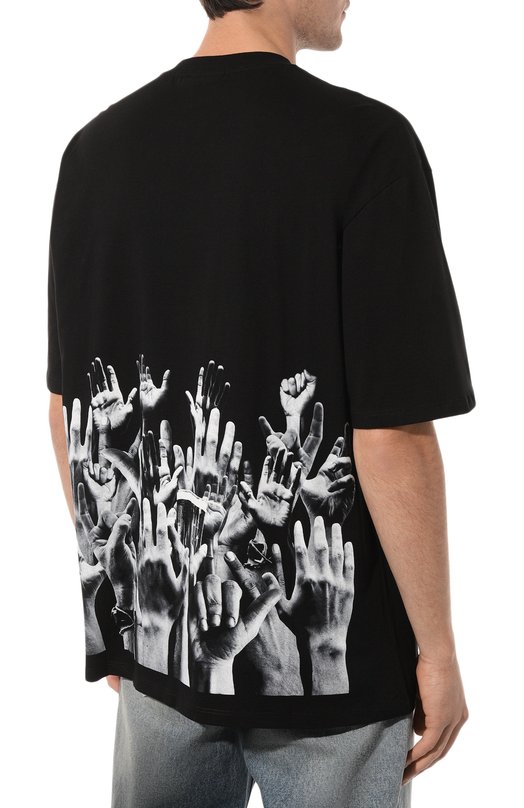 фото Хлопковая футболка diego venturino