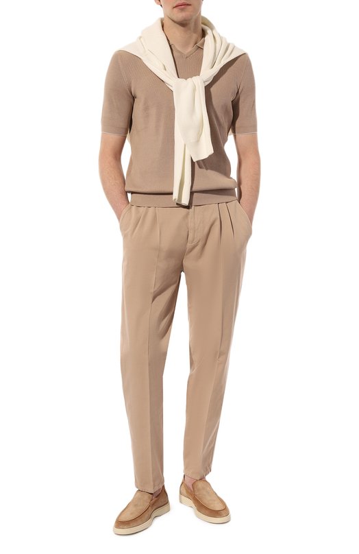 фото Хлопковые брюки brunello cucinelli