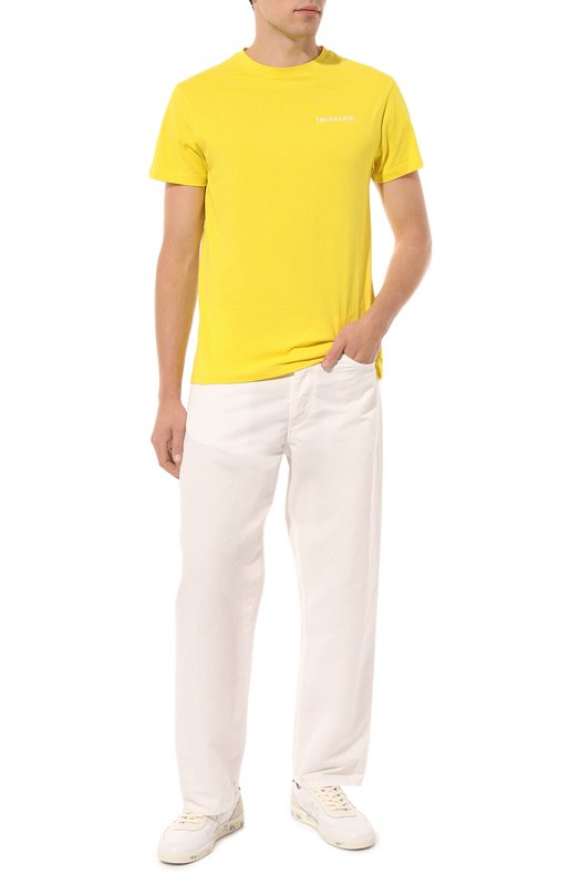 фото Хлопковая футболка trussardi