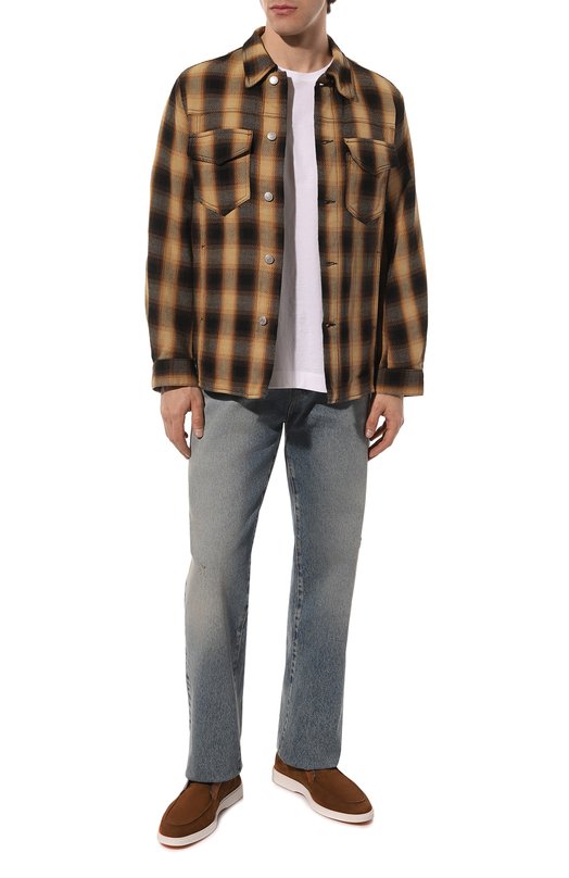 фото Замшевые ботинки santoni