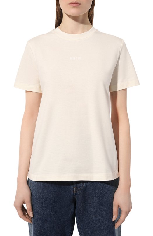 фото Хлопковая футболка msgm