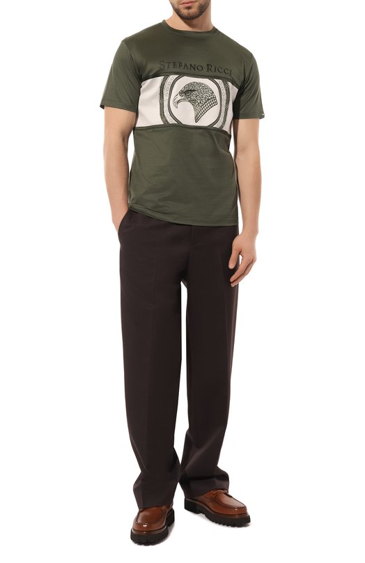 фото Хлопковая футболка stefano ricci
