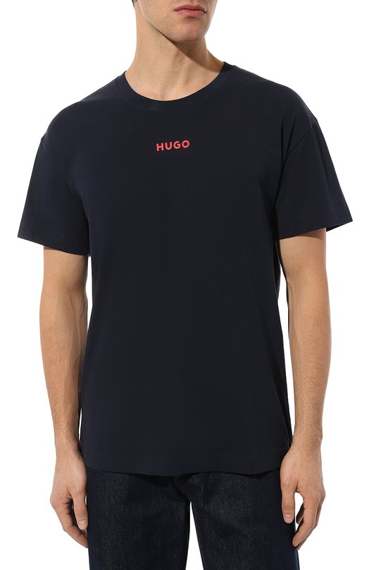 фото Хлопковая футболка hugo