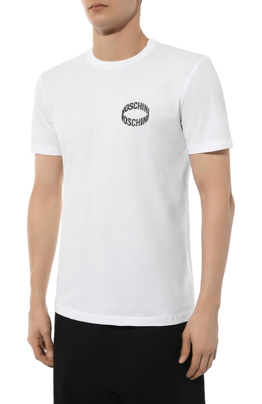 фото Хлопковая футболка moschino
