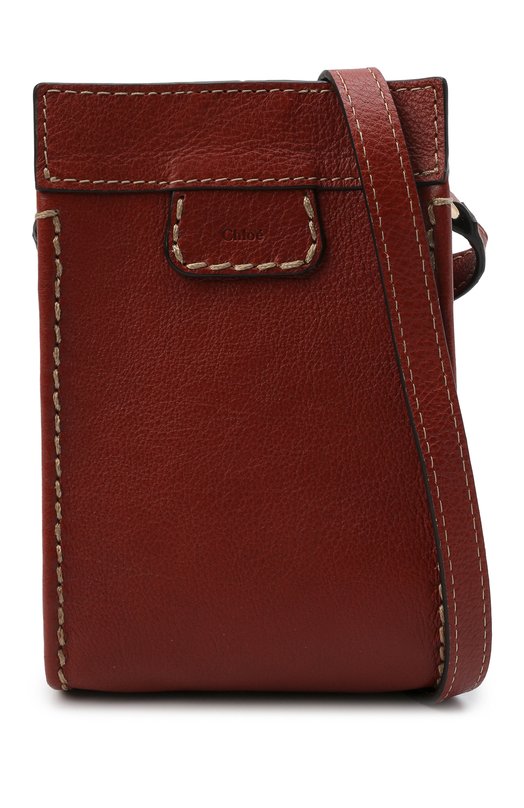 фото Кожаный чехол edith для iphone chloé