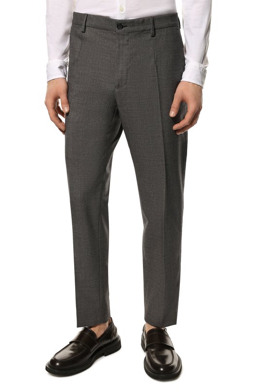 фото Брюки из хлопка и шерсти dolce & gabbana