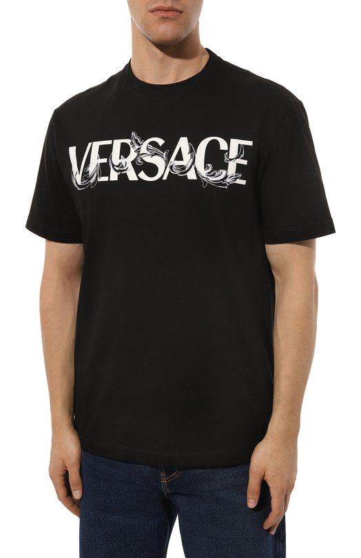 фото Хлопковая футболка versace