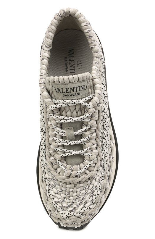 фото Текстильные кроссовки crochet valentino