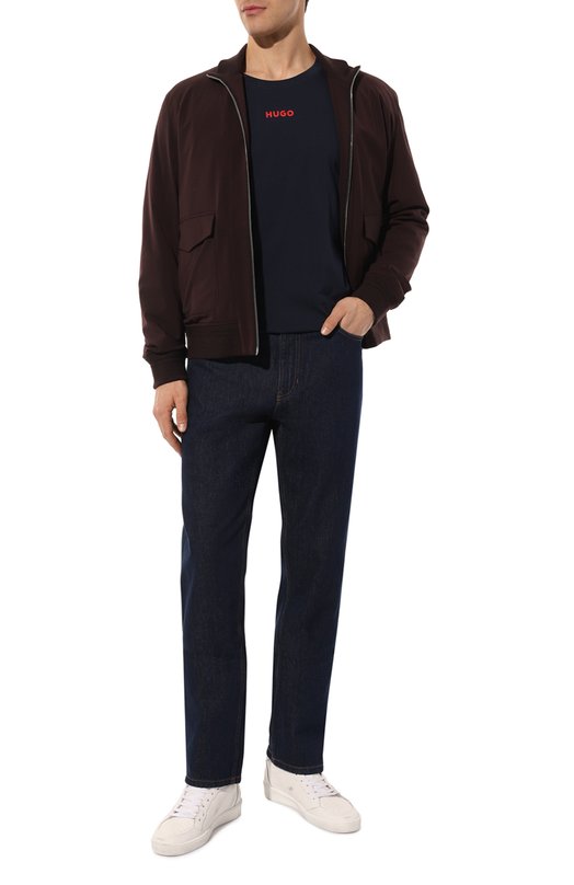 фото Хлопковая футболка hugo