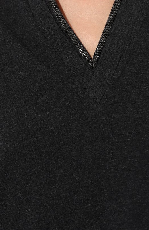 фото Хлопковая футболка brunello cucinelli