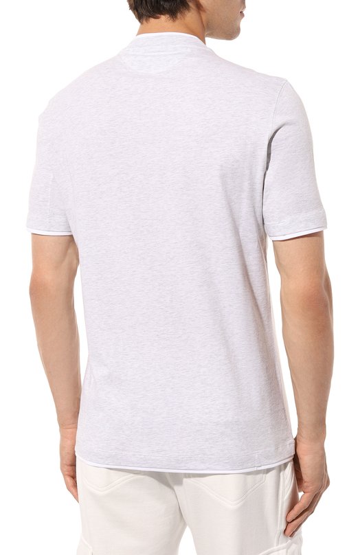 фото Хлопковая футболка brunello cucinelli